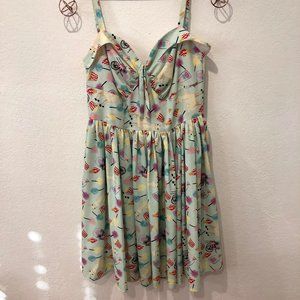 Unique Vintage Llama Fun Fair Dress